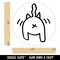 Cat Butt Doodle Self-Inking Rubber Stamp for Stamping Crafting Planners